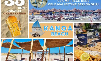Plaja Kanoa – Nisip fin, hamsie proaspătă și distracție cât vezi cu ochii în Mamaia Nord!
