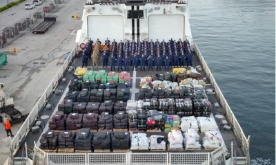 Peste 30 de tone de droguri confiscate, descărcate într-un port din Florida. „Cea mai mare cantitate din istoria Gărzii de Coastă”