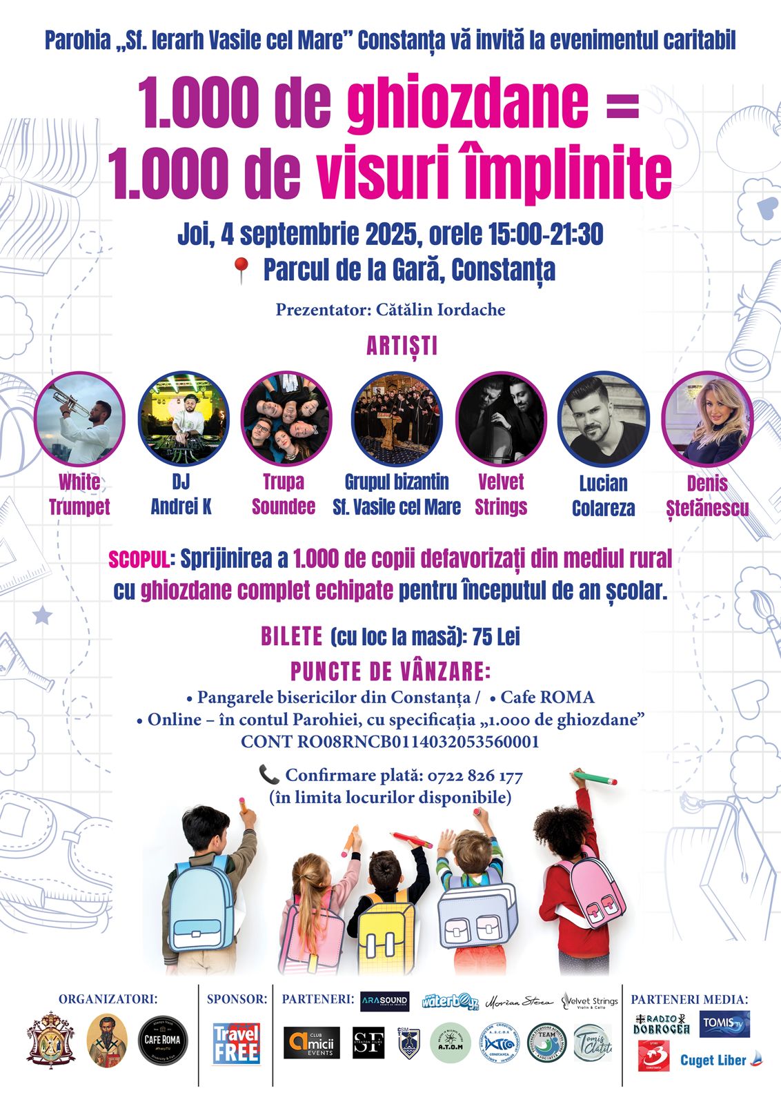 Hai și tu să schimbi un destin! Eveniment caritabil pentru copiii din județul Constanța