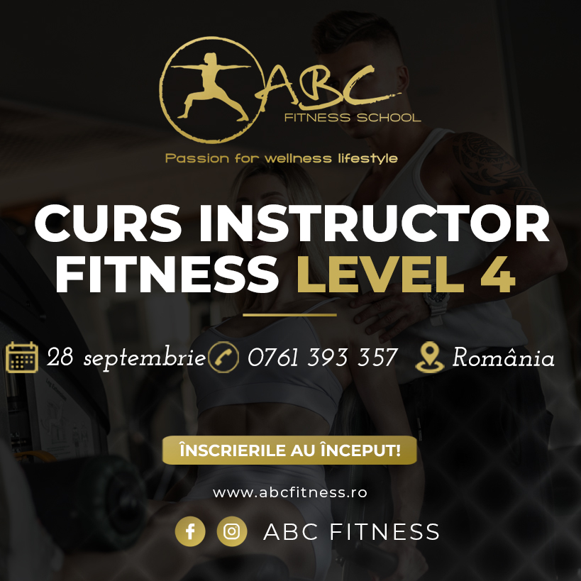 ABC Fitness School – Curs Acreditat pentru Calificarea de Instructor de Fitness