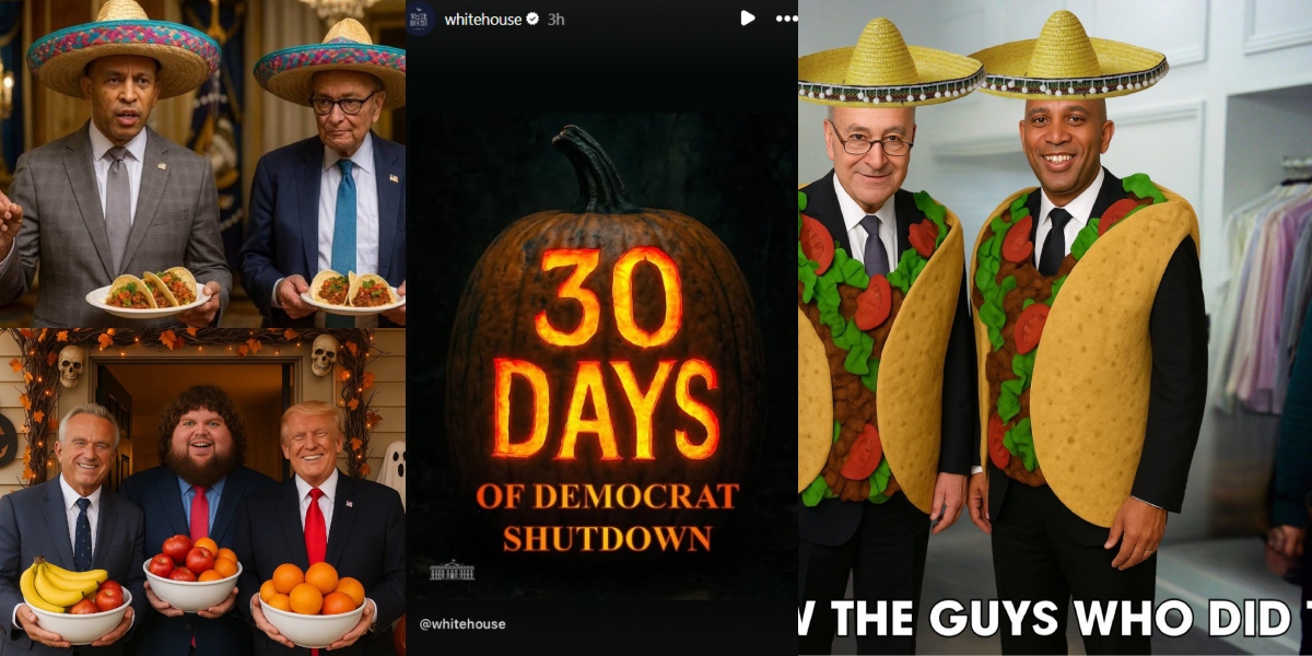 Donald Trump vrea să transforme Halloween-ul în cel mai rău coșmar al democraților. Casa Albă și progresiștii se duelează în ironii Donald Trump vrea să transforme Halloween-ul în cel mai rău coșmar al democraților. Casa Albă și progresiștii se duelează în ironii