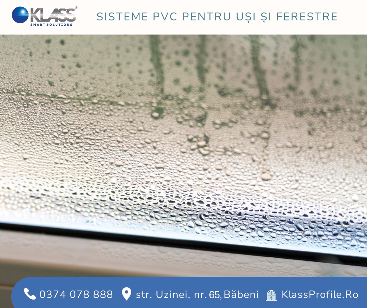 Reducerea condensului la ferestrele PVC