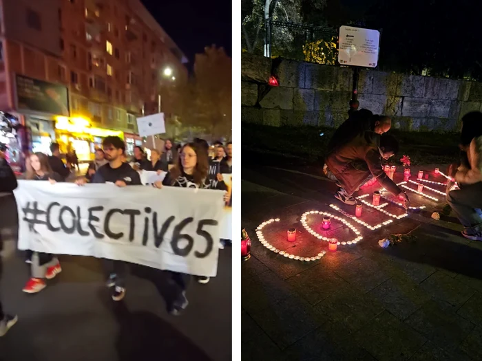 Oameni din mai multe orașe au ieșit în stradă la 10 ani de la Colectiv. La București au pornit în marş de la Piaţa Universităţii Oameni din mai multe orașe au ieșit în stradă la 10 ani de la Colectiv. La București au pornit în marş de la Piaţa Universităţii