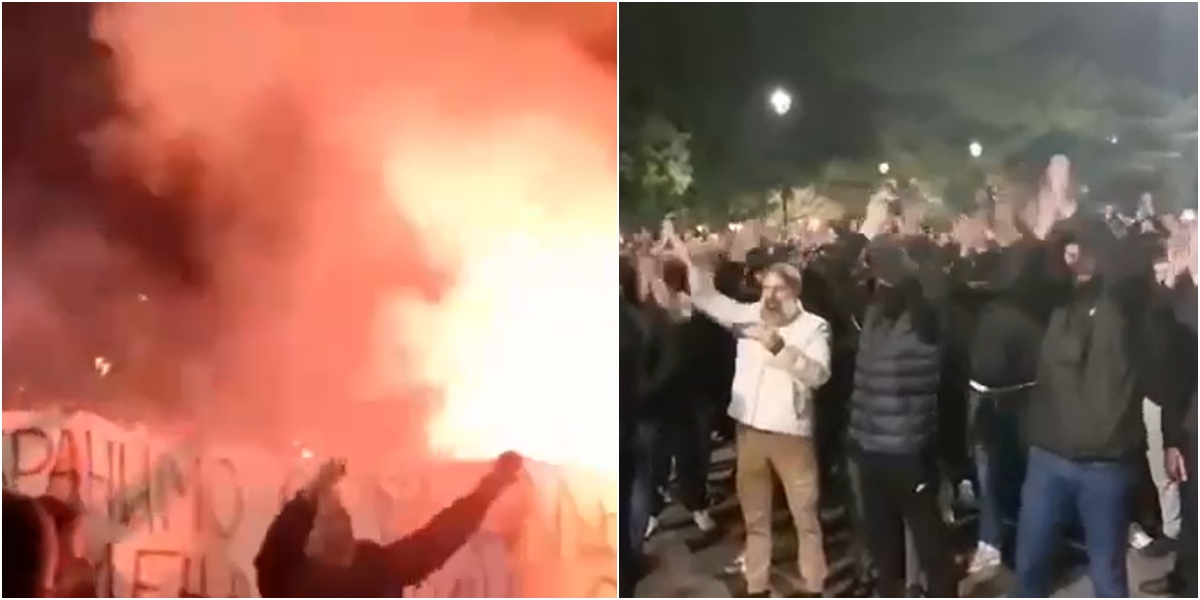 Proteste anti-Turcia în Muntenegru, în urma unui atac asupra unui localnic. Manifestanții mărșăluiesc cu torțe și strigă: „Turcii afară”