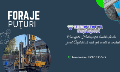 Cum ajută Hidrogeofor localitățile din jurul Capitalei să aibă apă curată și constantă