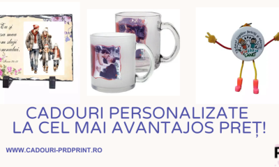 Căni personalizate cu poze și text pentru familie, prieteni și colegi