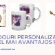 Căni personalizate cu poze și text pentru familie, prieteni și colegi