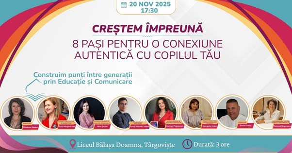 ParentingTalks: Creștem Împreună – 8 Pași pentru o Conexiune Autentică cu Copilul Tău