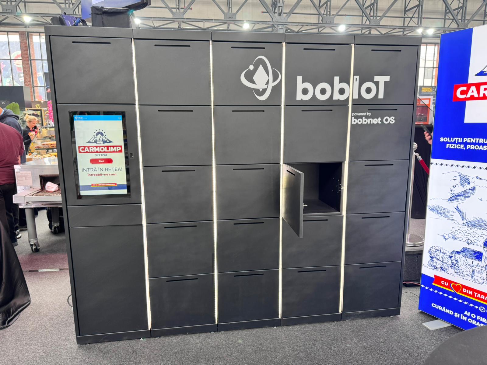 Compania brașoveană Carmolimp lansează o rețea inteligentă de lockere alimentare