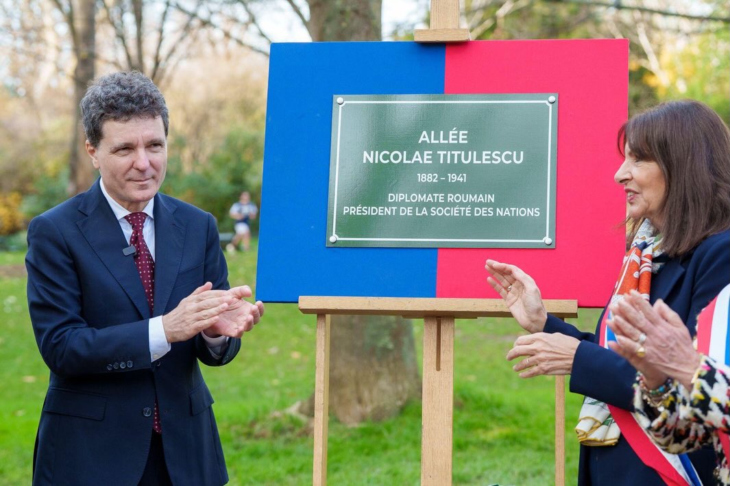 Am ales să aducem un omagiu eforturilor lui Nicolae Titulescu