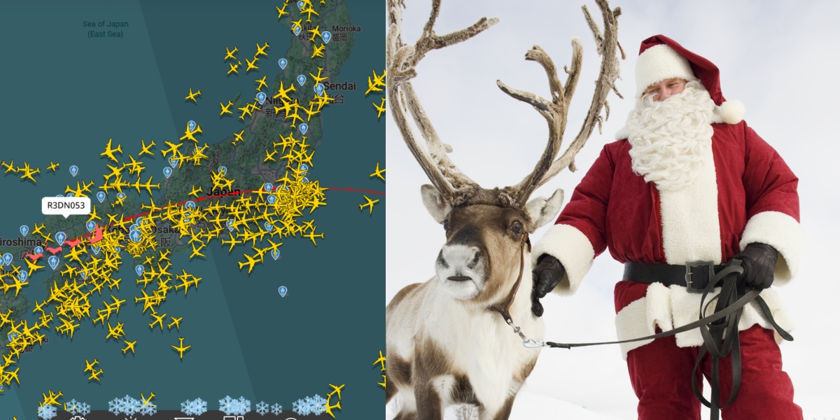 Sania lui Moș Crăciun a pornit în fabuloasa călătorie în jurul lumii. Primele opririi au fost Groenlanda și Noua Zeelandă