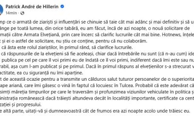 Armata din Elveția face noi precizări cu privire la escortarea aeronavei în care se afla Nicușor Dan: ”Dorim să mulțumim României și celorlalte țări pentru sprijinul lor”