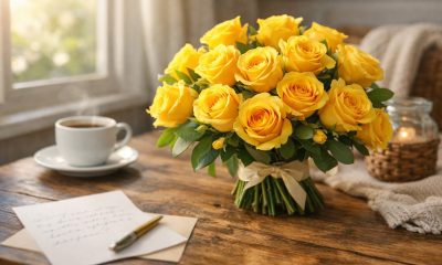 Ce mesaj transmite un buchet de trandafiri galbeni?