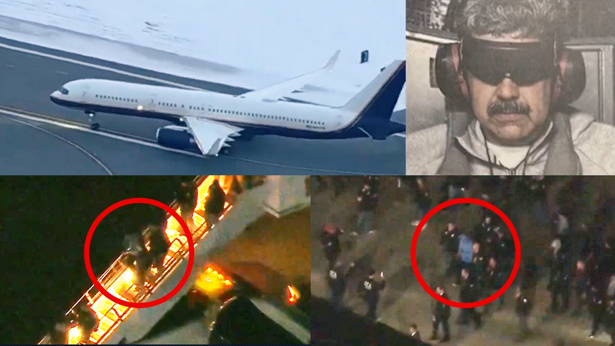 🚨 Nicolas Maduro, președintele Venezuelei, capturat din pat de forțele speciale americane, a fost adus în SUA și încarcerat în teribilul centru de detenție din Brooklyn. Primele imagini, pe Gândul. De ce este importantă soția lui Maduro pentru americani