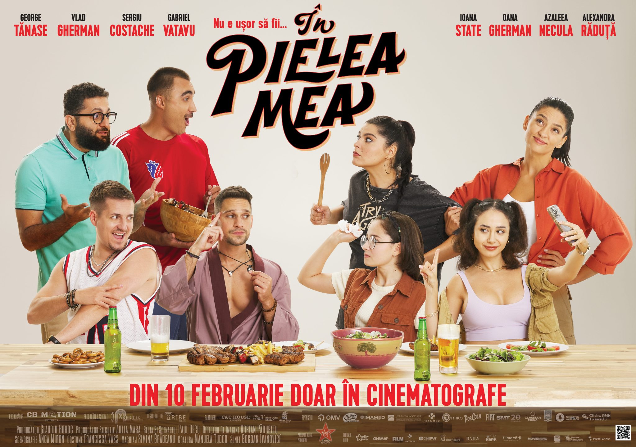 Cine sunt cuplurile surprinzătoare care fac schimb de roluri în comedia „În pielea mea” din 10 februarie