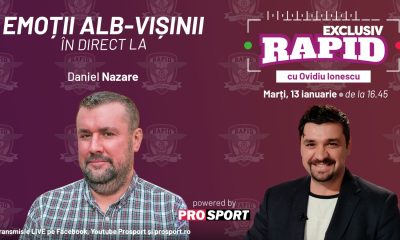 Rapid a încheiat cantonamentul, iar noi ne vedem azi la „EXCLUSIV RAPID”, în direct pe YouTube