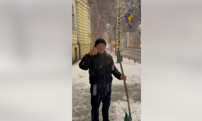 „Haideți să ne curățăm trotuarele”. Ce i-au răspuns clujenii