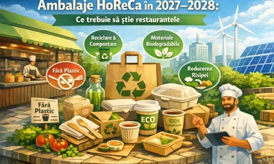 Ambalaje HoReCa în 2027-2028: Ce trebuie să știe restaurantele despre obligațiile privind reutilizarea și reumplerea