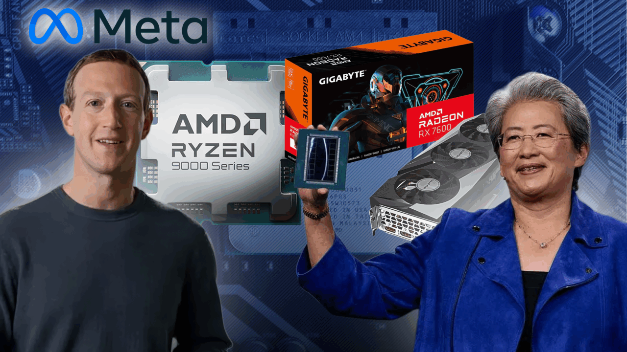Meta a încheiat un acord de 60 miliarde de dolari cu AMD pentru achiziționarea de cipuri în ciuda crizei „AI bubble”