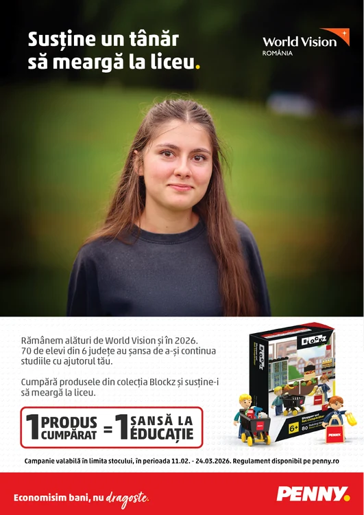 Pune joaca pe lista de cumpărături: cum poți construi propriul univers mini PENNY alături de copii și să susții, în același timp, educația