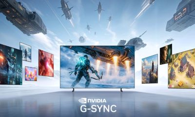 Televizoarele și monitoarele OLED Samsung 2026 sunt compatibile cu NVIDIA® G-SYNC™ pentru performanțe de jocuri de elită