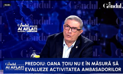Șeful spionilor sare în apărarea ambasadorilor schimbați de Nicușor Dan