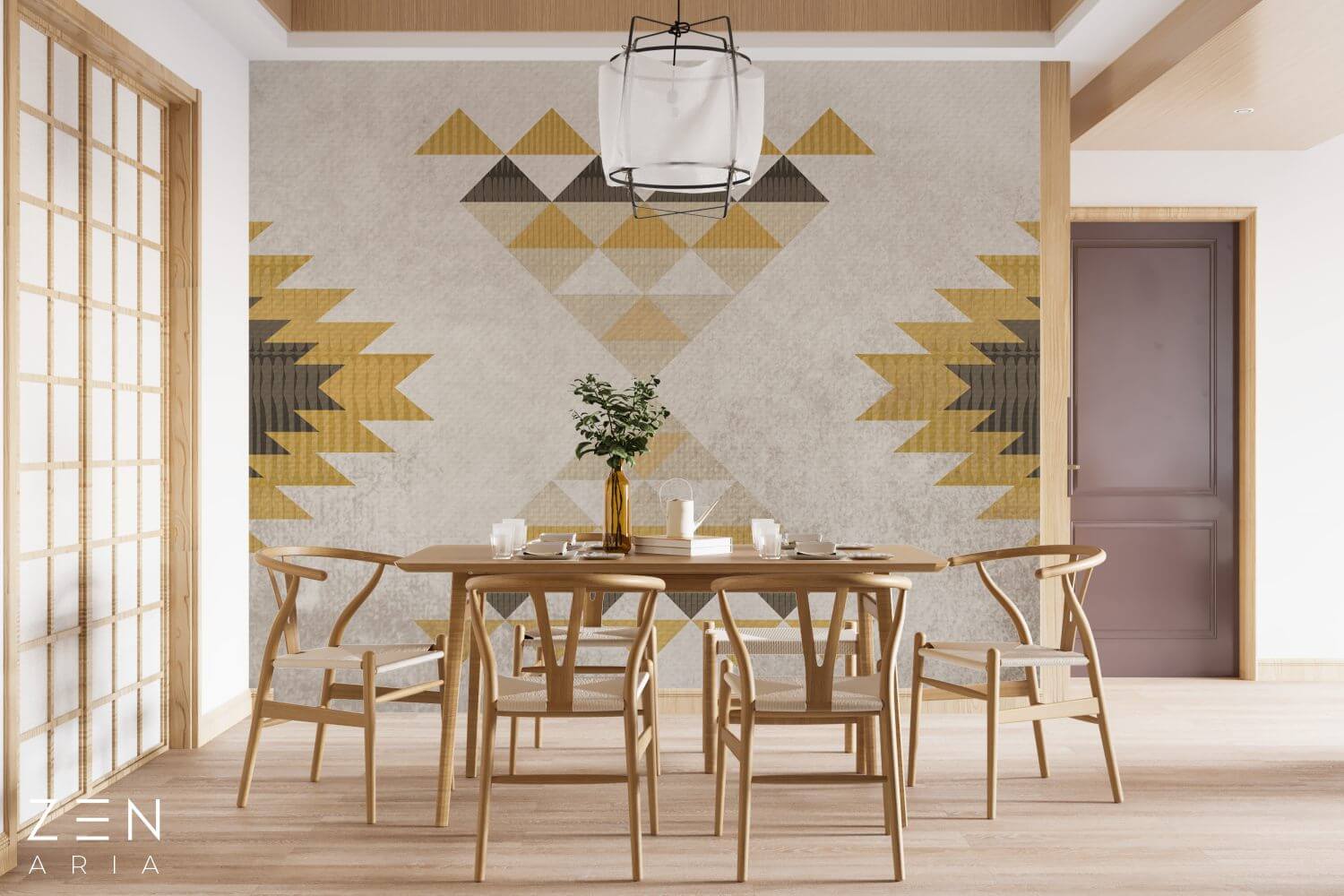 Cum să mărești vizual un apartament mic folosind tapet personalizat
