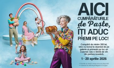 Centrul Comercial Auchan Titan și Vulcan Value Centre întâmpină Paștele cu surprize pentru vizitatori și un orar special de funcționare