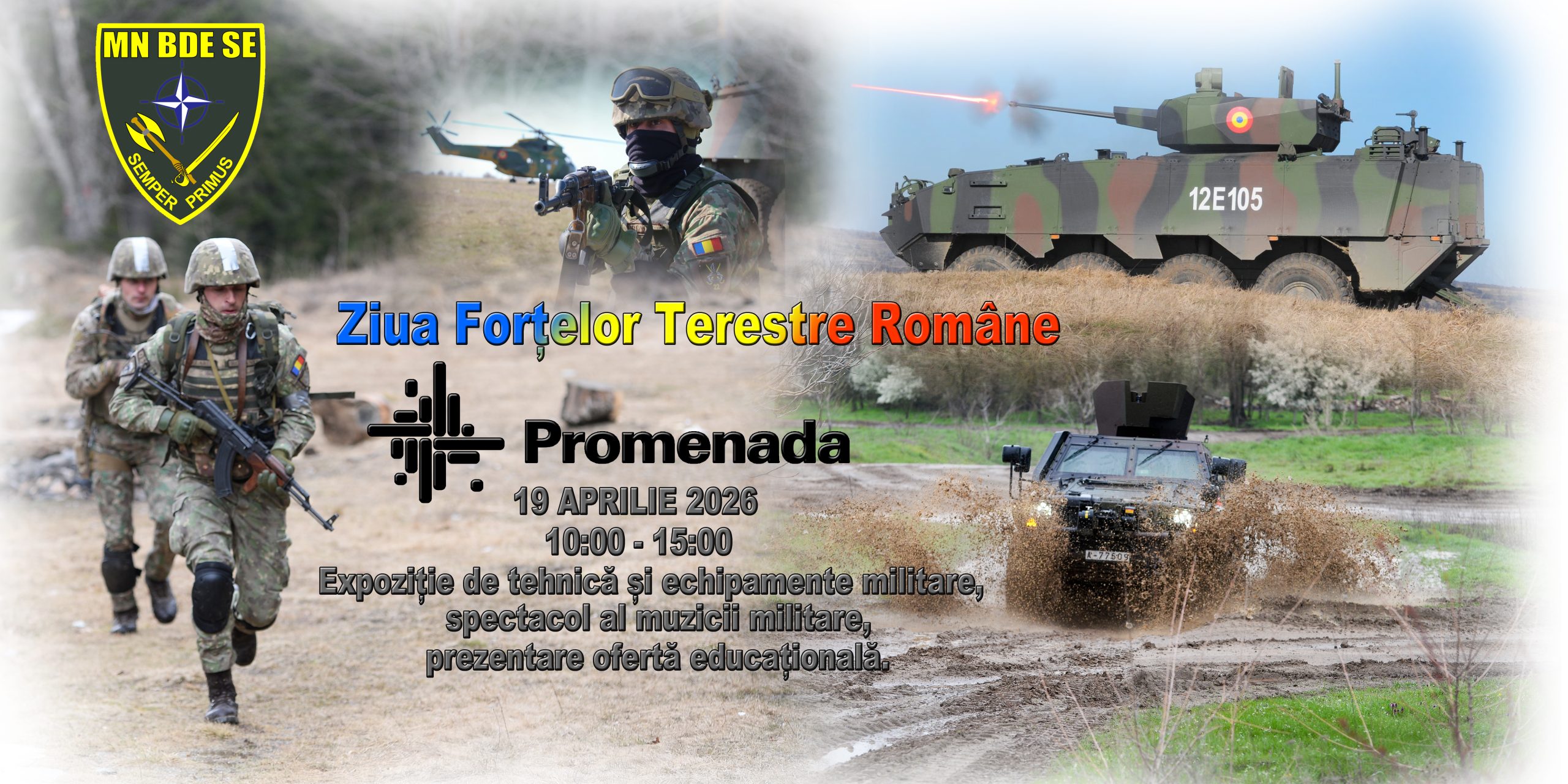 Promenada Craiova sărbătorește „Ziua Forțelor Terestre” alături de Brigada Multinațională Sud-Est