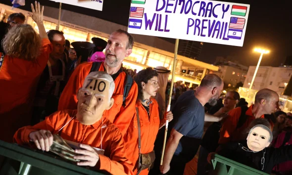 Mii de protestatari la Tel Aviv împotriva guvernului Netanyahu