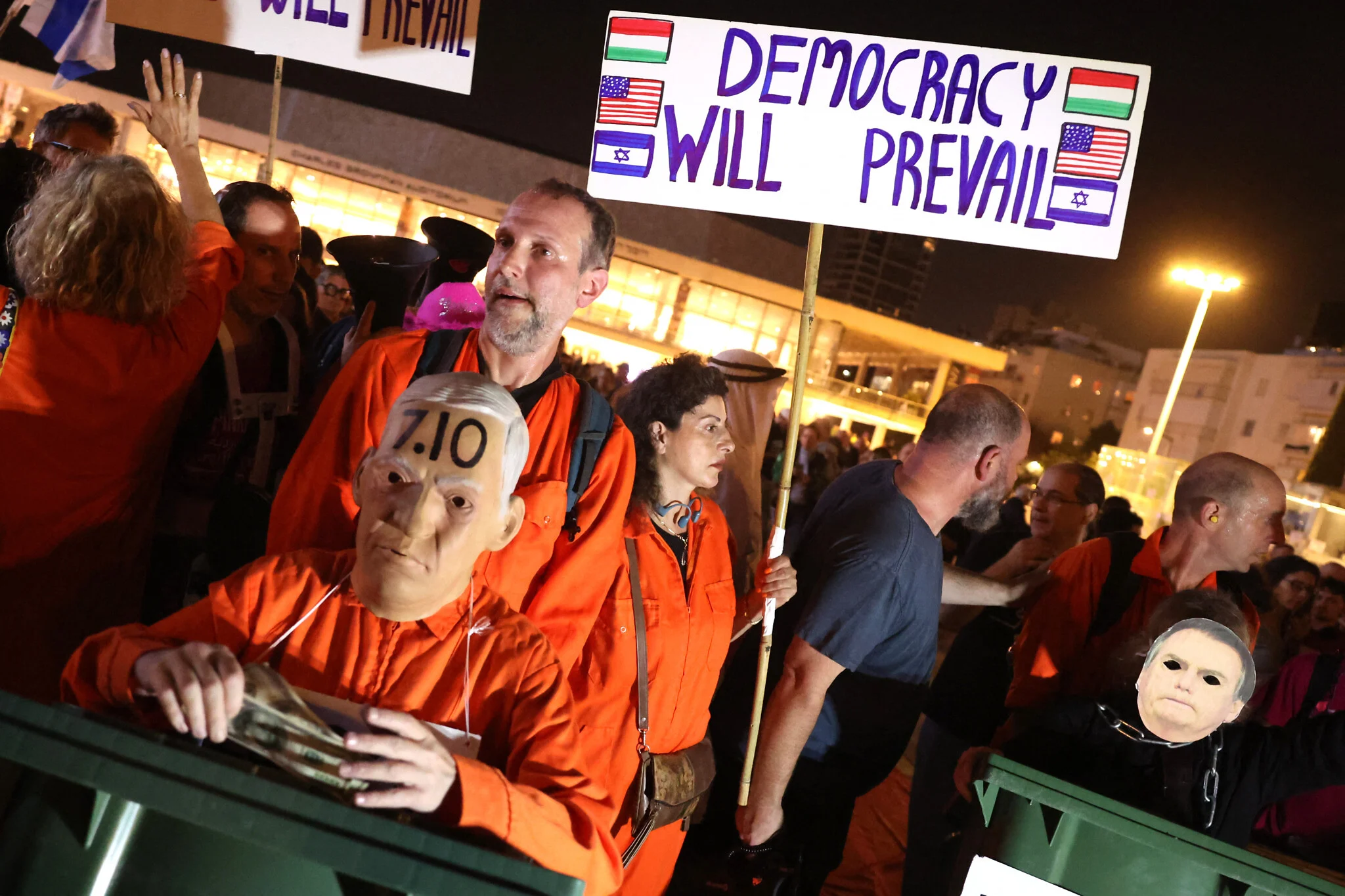 Mii de protestatari la Tel Aviv împotriva guvernului Netanyahu