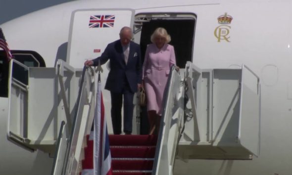Regele Charles și Regina Camilla au ajuns în SUA. Cei doi au fost întâmpinați de Donald Trump și Melania Trump