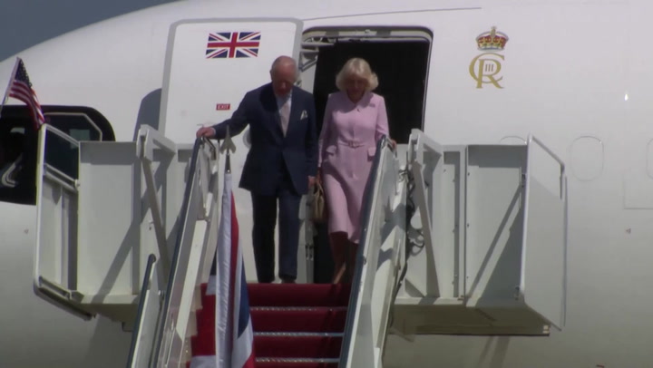 Regele Charles și Regina Camilla au ajuns în SUA. Cei doi au fost întâmpinați de Donald Trump și Melania Trump