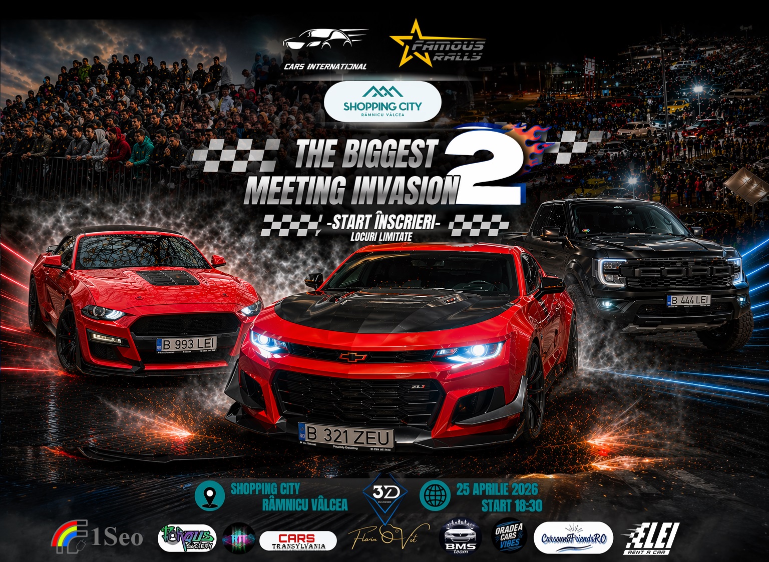 The Biggest Meeting Invasion 2: Pasiunea pentru motorsport rescrie regulile în Râmnicu Vâlcea