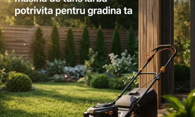 Cum alegi mașina de tuns iarba potrivită pentru grădina ta