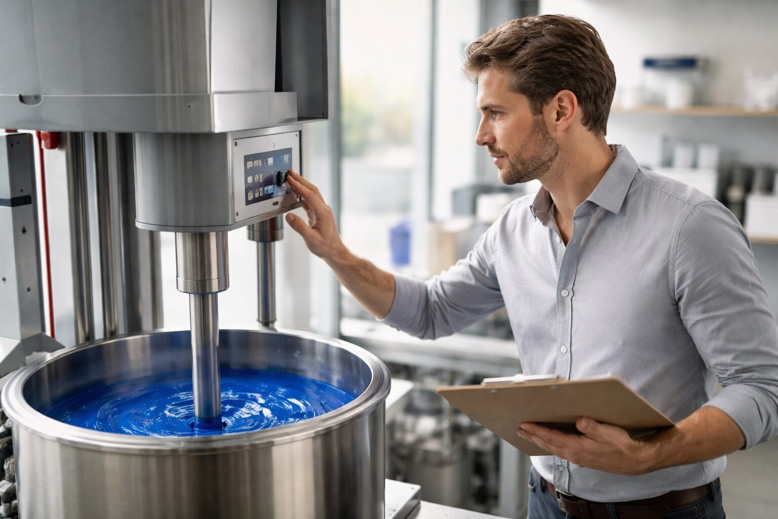 În loturile aprobate la limită, glossmetrul confirmă în 30 de secunde dacă luciul din fișă se vede și pe panou