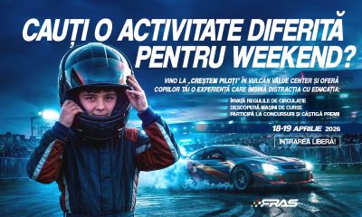 Centrul Comercial Auchan Titan și Vulcan Value Centre dau startul Lunii Siguranței Rutiere prin ateliere educative și premii speciale