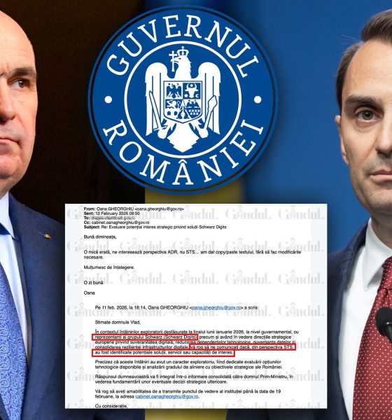 Apar noi detalii din războiul Guvernului Bolojan cu șeful Autorității pentru Digitalizare, care primea mailuri “exploratorii” de la Gheorghiu. Înainte de a fi dat afară i s-a interzis să mai iasă din țară, să reprezinte România la întâlniri oficiale. Gândul publică ordinul