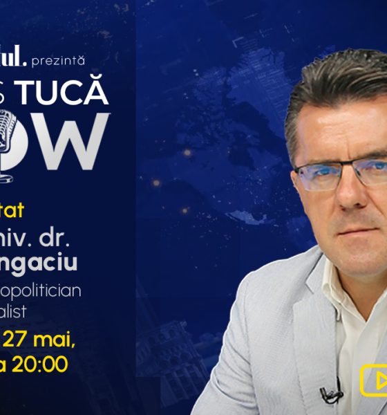 Marius Tucă Show începe miercuri, 27 mai, de la ora 20.00, live pe Gândul. Invitat: prof. univ. dr. Dan Dungaciu