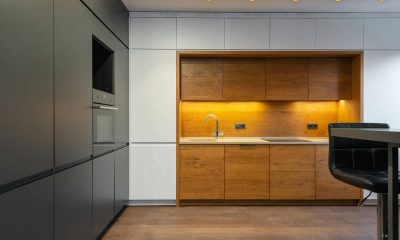 Metode moderne de iluminat pentru bucătărie: șina magnetică în prim-plan