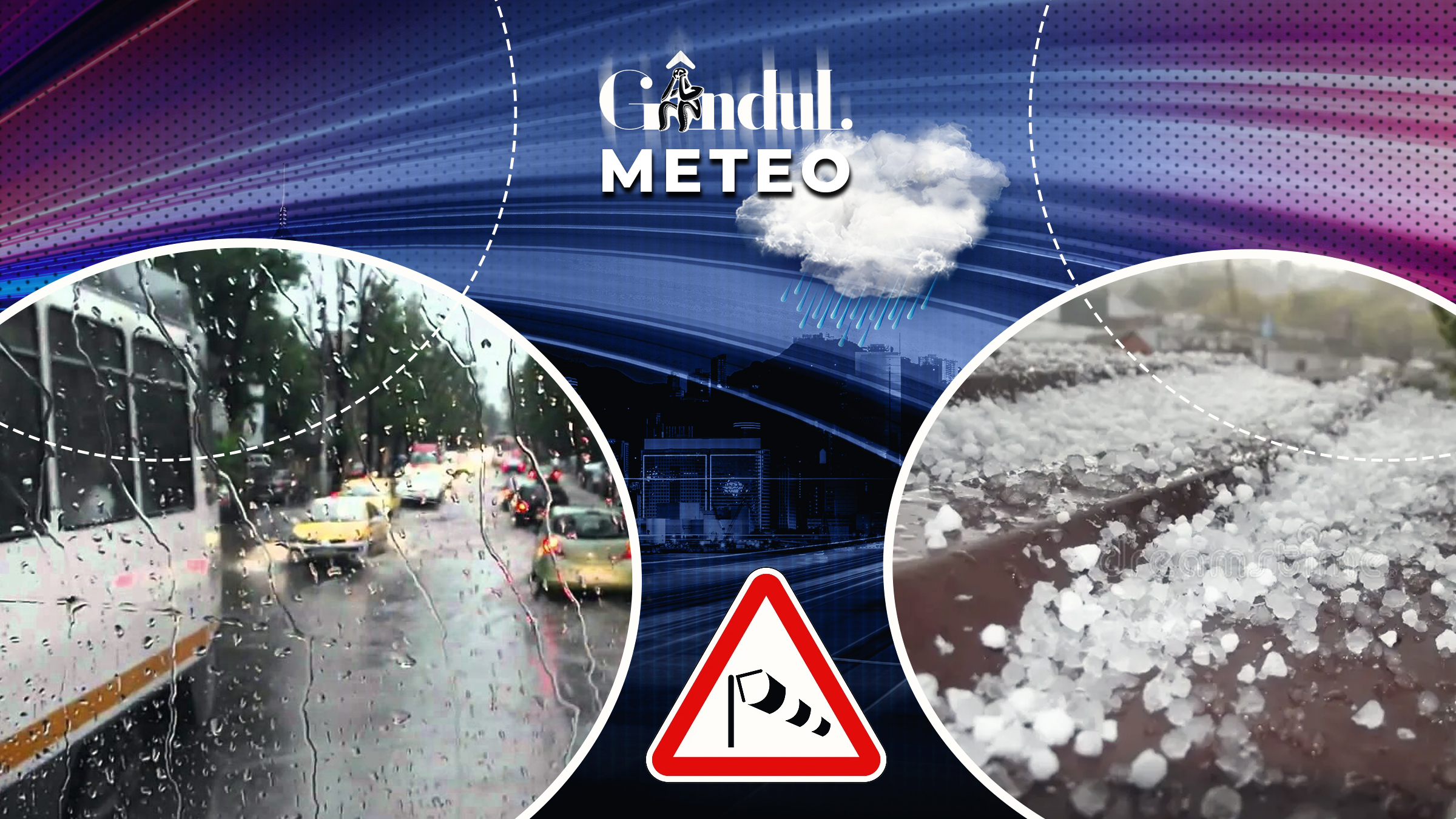Ploaia, lapovița, măzărichea și ninsoarea, fenomenele care strică minivacanța de 1 Mai. Unde sunt semnalate, potrivit meteorologilor ANM