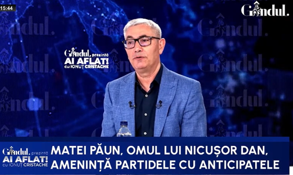 Bușcu desființează sugestia lui Matei Păun de anticipate