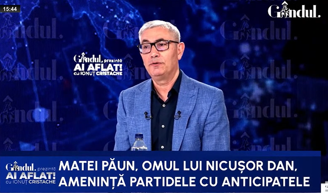 Bușcu desființează sugestia lui Matei Păun de anticipate