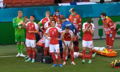 Christian Eriksen, fotbalistul care a fost la un pas de moarte în 2021, s-a prăbușit din nou pe teren. Arbitrii au oprit definitiv meciul cu Ucraina