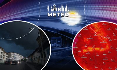 Cod roșu de caniculă în aproape toată țara. Unde vor fi vijelii cu grindină de 4 centimetri. Prognoza ANM, actualizată, pentru Gândul