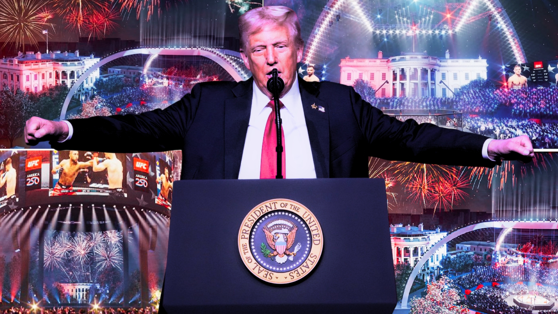 Trump organizează lupte MMA pe peluza Casei Albe. Cât costă show-ul