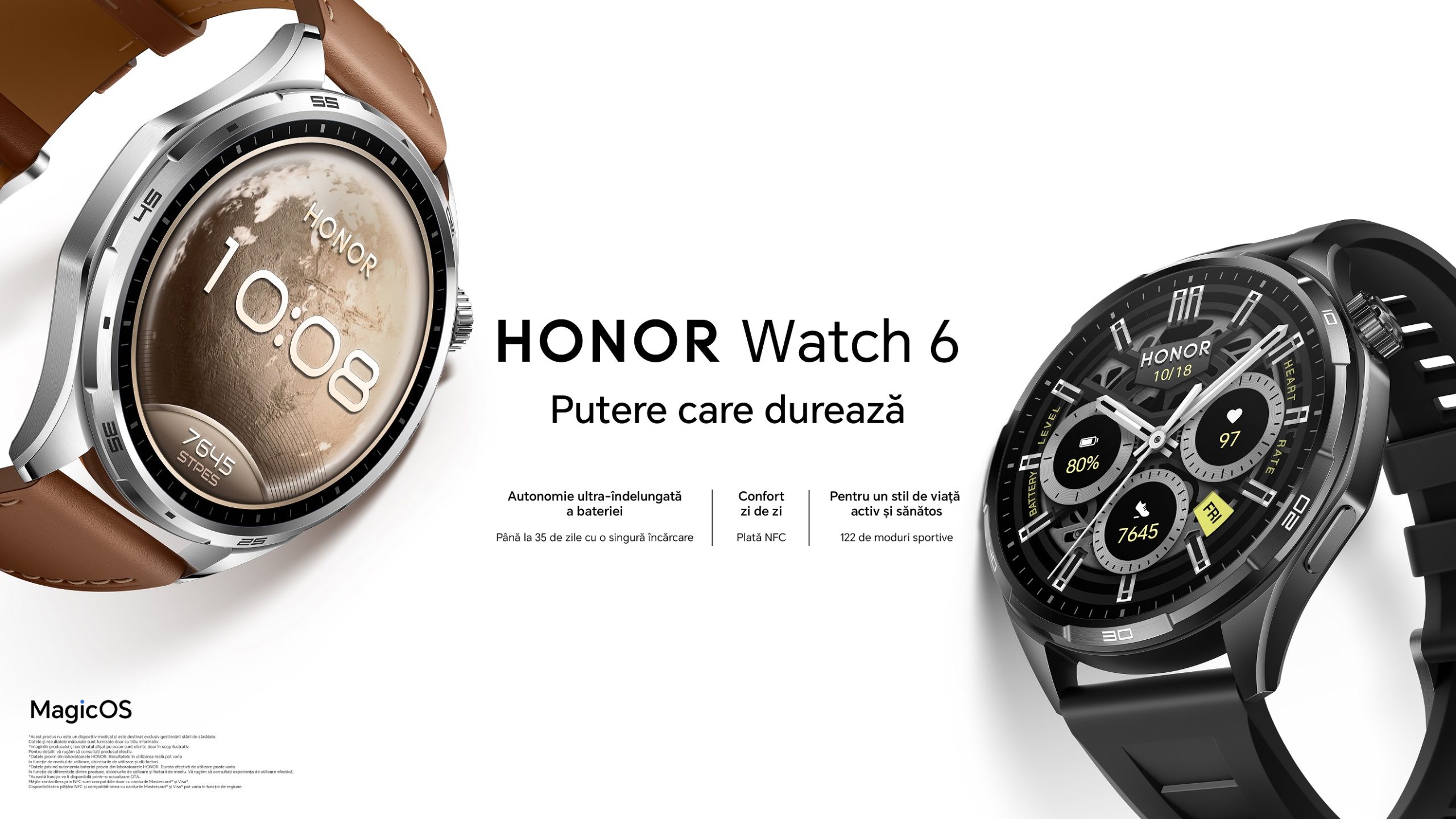 HONOR aduce în România noul HONOR Watch 6