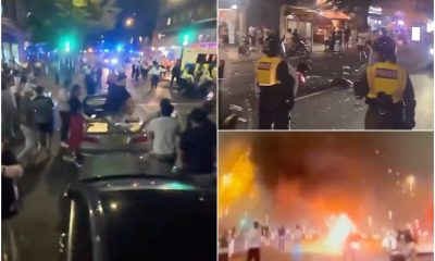 Haos pe străzile din Paris. Calificarea Franței în semifinalele Cupei Mondiale a fost urmată de incidente violente cauzate de suporterii Marocului