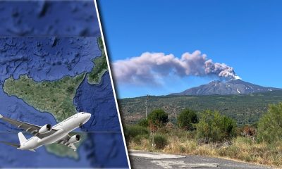 MAE emite atenționare de călătorie pentru Sicilia după ce erupția vulcanului Etna a impus restricții de trafic aerian