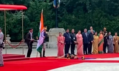 Moment neprevăzut la Cotroceni: Un militar din garda de onoare a leșinat în timpul ceremoniei de primire a președintelui Indiei